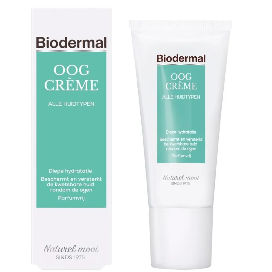 Biodermal Oogcrème voor alle Huidtypen< Oogcreme