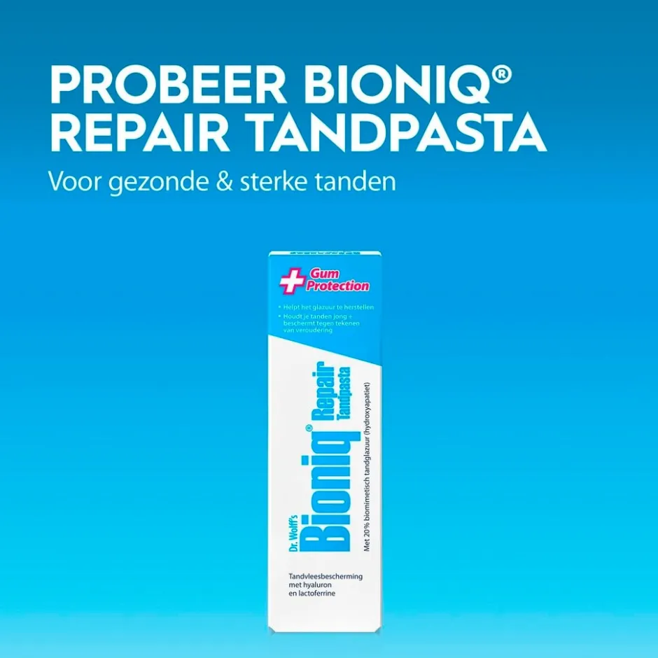 Bioniq Repair + Gum Protection Tandpasta< Tandpasta