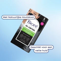 Bioré Diep Reinigende Poriestrips met Houtskool< Gezichtsreiniging