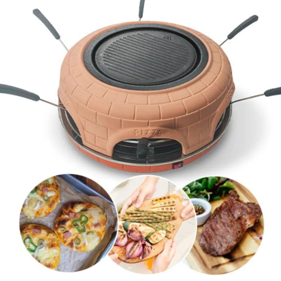 Blumill Terracotta Pizza Oven met Gourmetstel< Ovens En Magnetrons