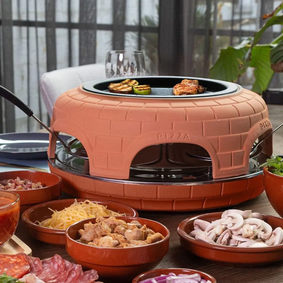 Blumill Terracotta Pizza Oven met Gourmetstel< Ovens En Magnetrons
