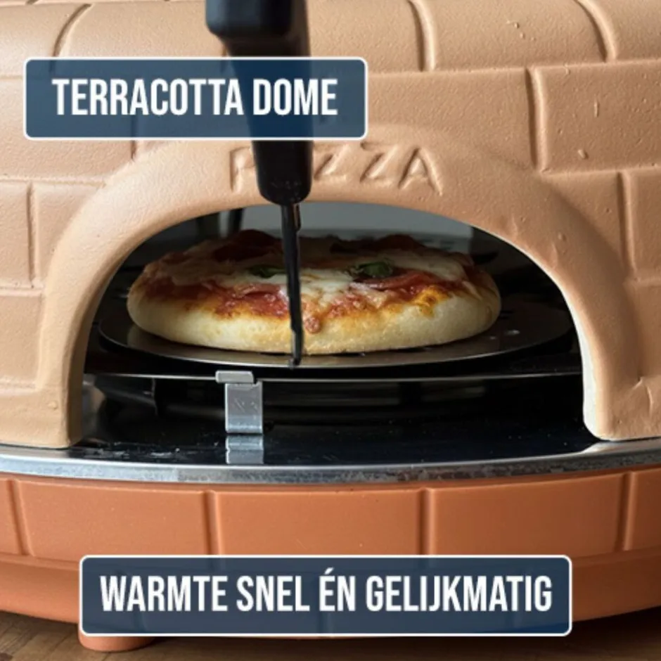 Blumill Terracotta Pizza Oven met Gourmetstel< Ovens En Magnetrons