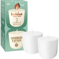 Clean Light Cederwood Navulling|Bolsius Outlet