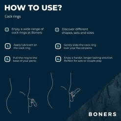 Boners 6-Delige Cockring Set< Seksspeeltjes