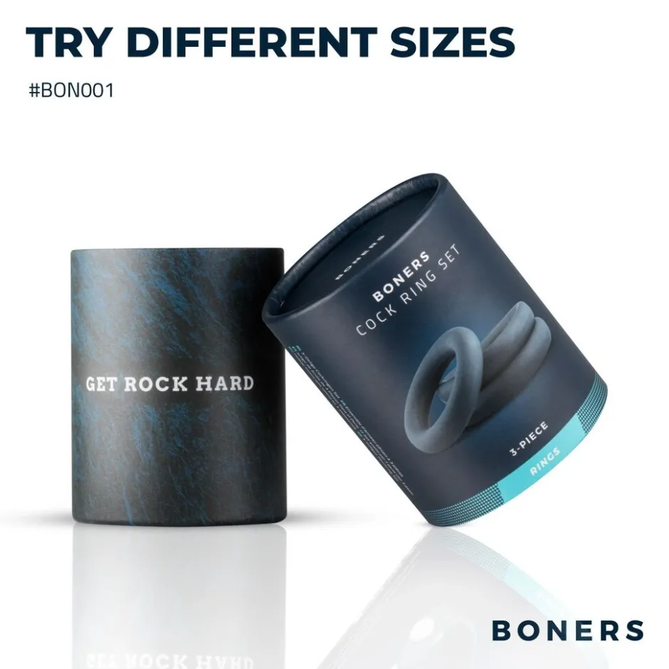 3-Delige Cockringen Set|Boners Best