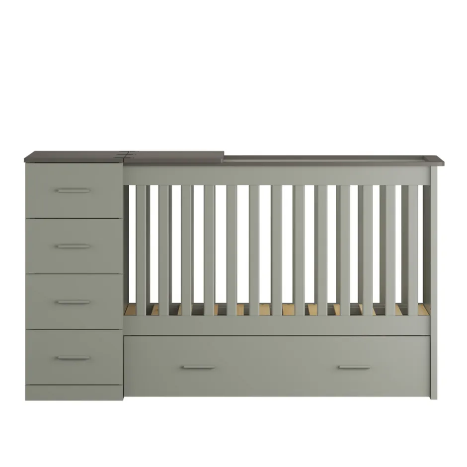 Combi Ledikant Memphis Chocolate & Biscotti|Born Lucky New