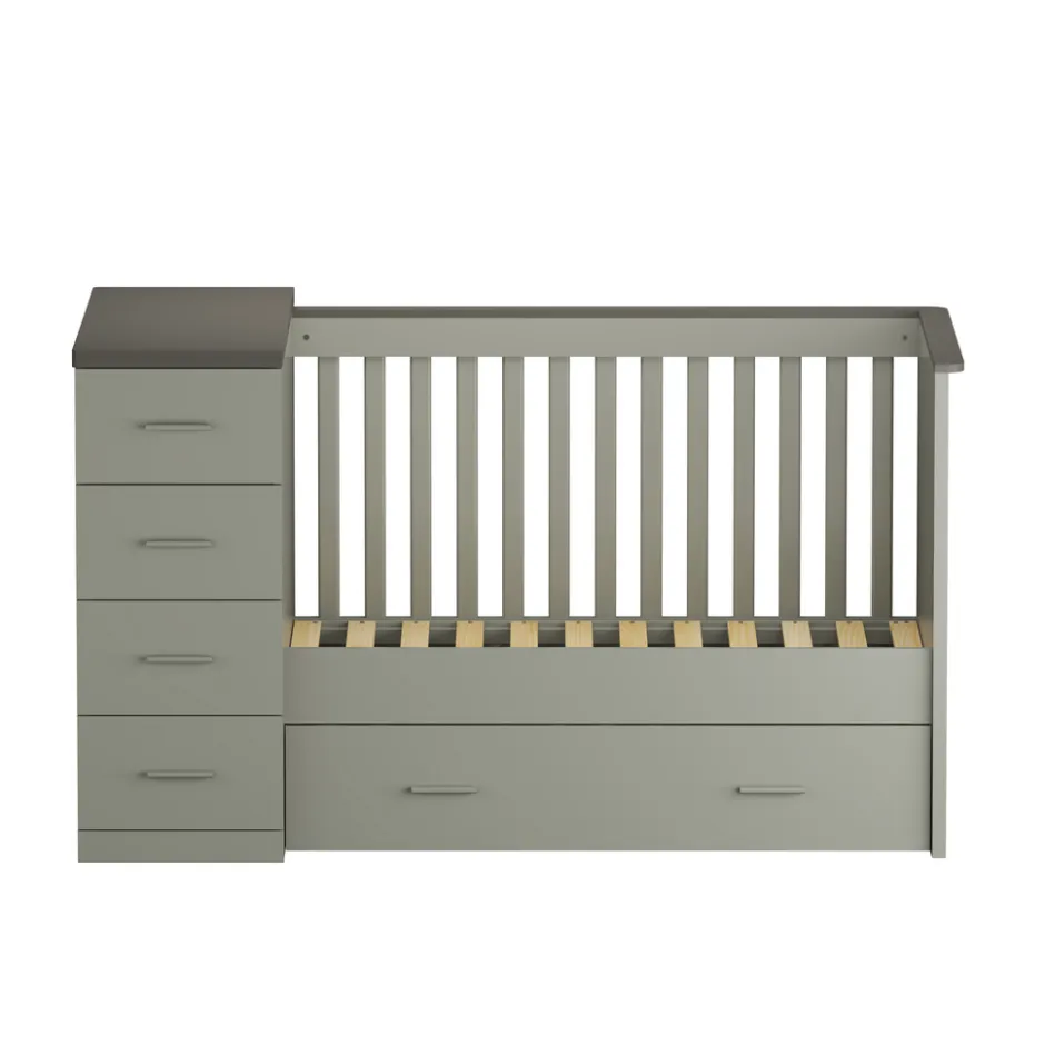 Combi Ledikant Memphis Chocolate & Biscotti|Born Lucky New