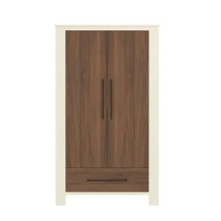 Born Lucky Kledingkast Dallas Walnut< Kledingkasten