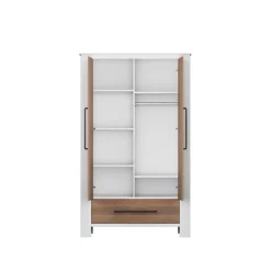 Born Lucky Kledingkast Dallas Walnut< Kledingkasten