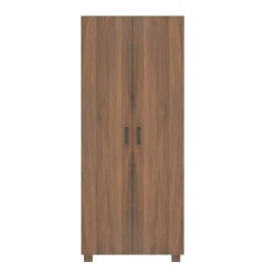 Born Lucky Kledingkast Roan Walnut< Kledingkasten