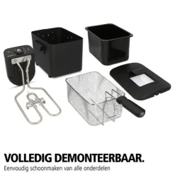 Brabantia Frituurpan Zwart BBEK1130BK< Frituurpannen En Airfryers