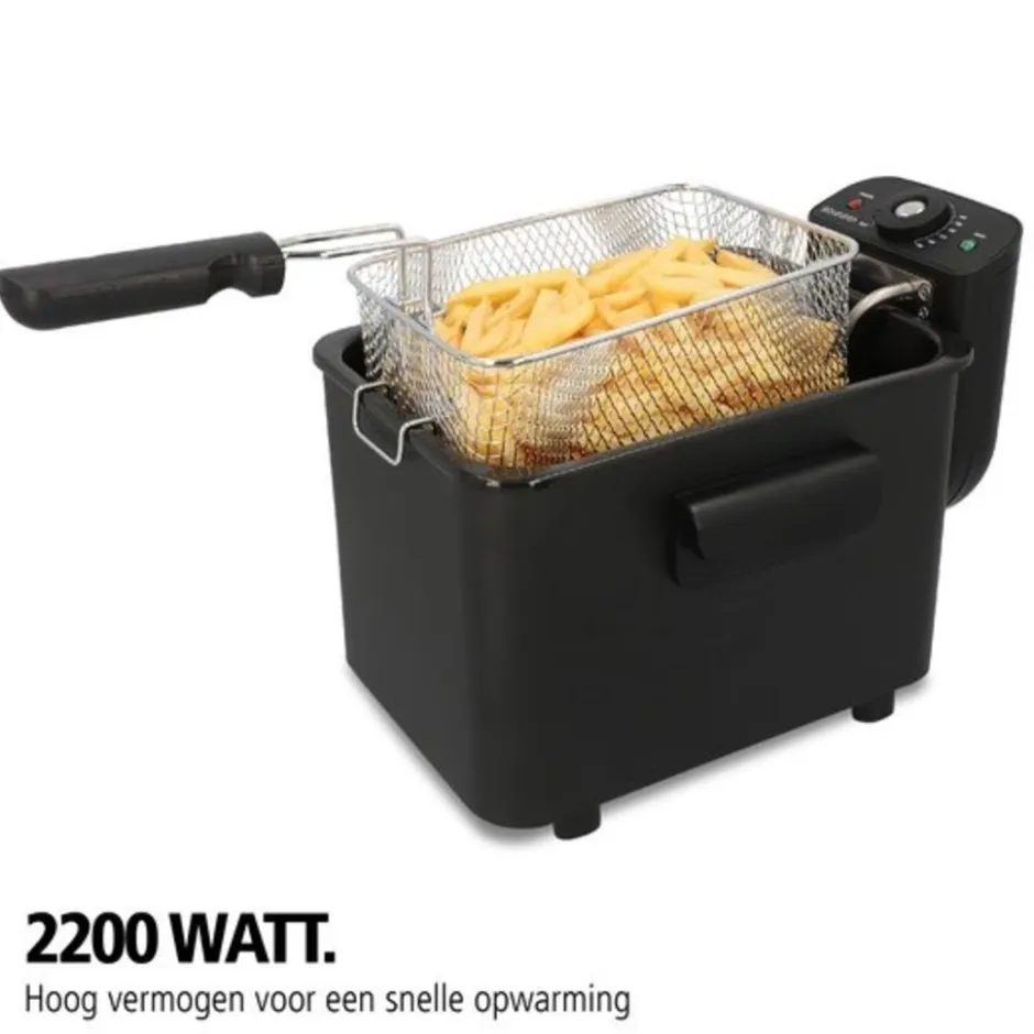 Brabantia Frituurpan Zwart BBEK1130BK< Frituurpannen En Airfryers