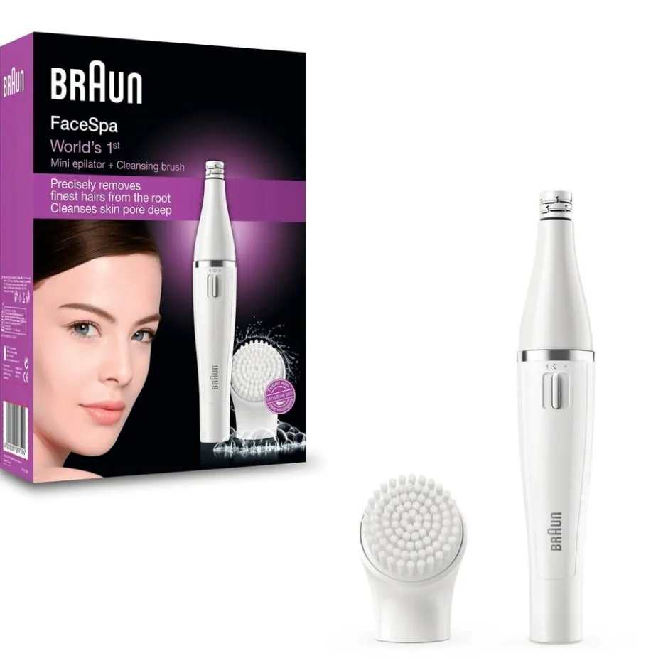 Face SE810 Gezichtsborstel en Epilator|Braun New