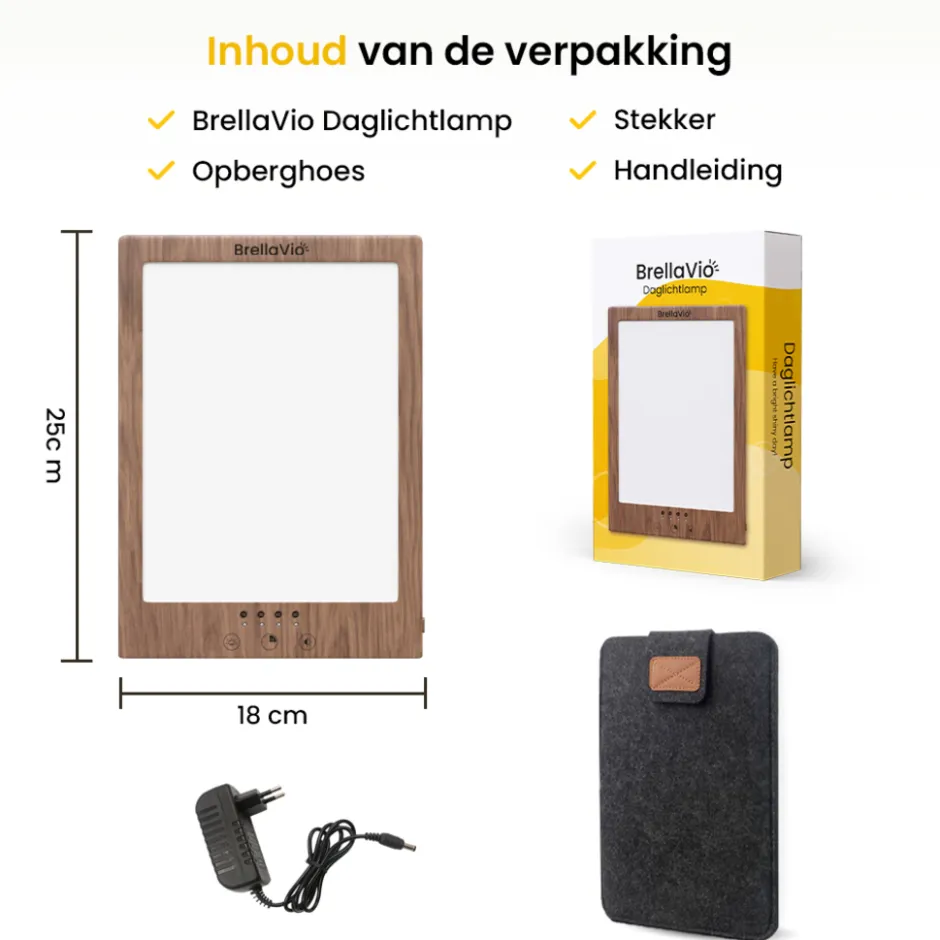 Overig BrellaVio Daglichtlamp 10.000 Lux< Daglichtlampen