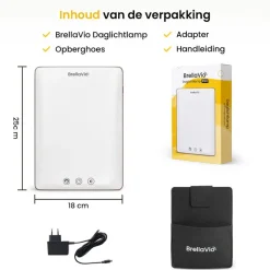 Overig BrellaVio Daglichtlamp PRO 12.000 Lux< Daglichtlampen