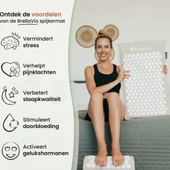 BrellaVio Eco Spijkermat Set met Spijkerkussen|Overig Discount