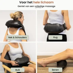 Overig BrellaVio XL Draadloos Massagekussen + Massagebal< Massageapparaten