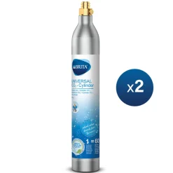 CO2 Cilinder Gascilinder voor Bruiswatertoestel 2 Stuks Multipack|BRITA Discount
