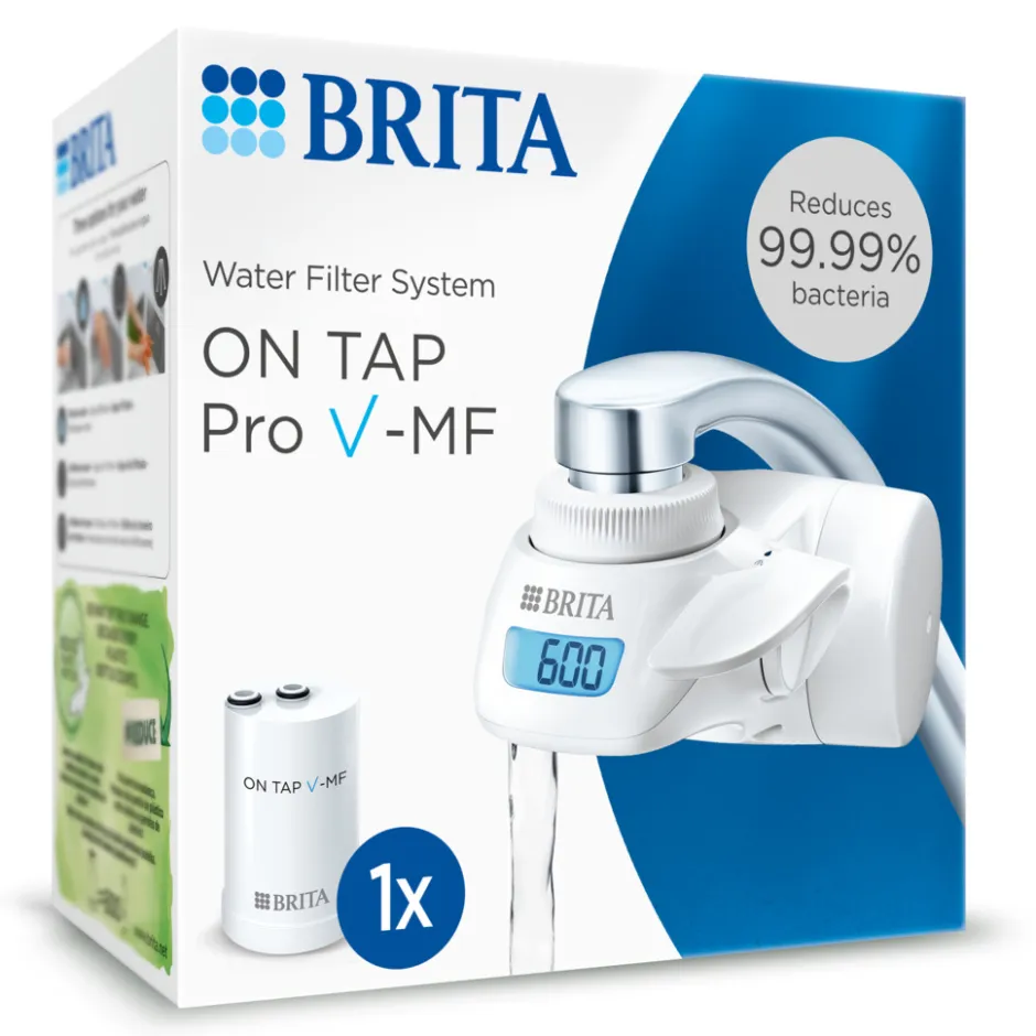 BRITA ON TAP Pro V-MF Waterfiltersysteem Inclusief 1 V-filter 600L Single Unit< Keuken