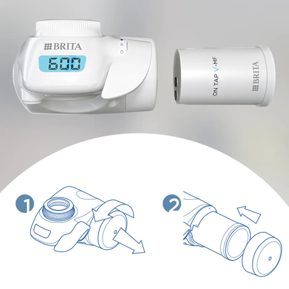 ON TAP V-filter 1 filter 600L Single Unit|BRITA Clearance