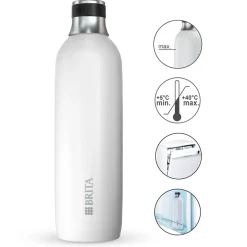 SodaTRIO RVS Kleine Fles Wit Single Unit|BRITA Online