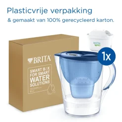 BRITA Waterfilterkan Marella XL 3.5L Blauw incl. 1 MAXTRA PRO Waterfilterpatroon< Keuken