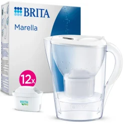 BRITA Waterfilterkan Marella Cool 2.4L Wit incl.12 MAXTRA PRO waterfilterpatroon< Keuken