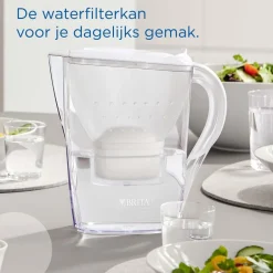 BRITA Waterfilterkan Marella Cool 2.4L Wit incl.12 MAXTRA PRO waterfilterpatroon< Keuken