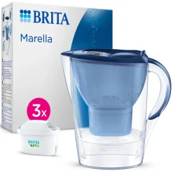 BRITA Waterfilterkan Marella Cool 2.4L Blauw incl, 3 MAXTRA PRO waterfilterpatroon< Keuken
