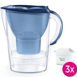 BRITA Waterfilterkan Marella Cool 2.4L Blauw incl, 3 MAXTRA PRO waterfilterpatroon< Keuken