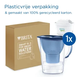 BRITA Waterfilterkan Marella Cool 2.4L Blauw incl. 1 MAXTRA PRO ALL-IN-1 Filterpatroon< Keuken