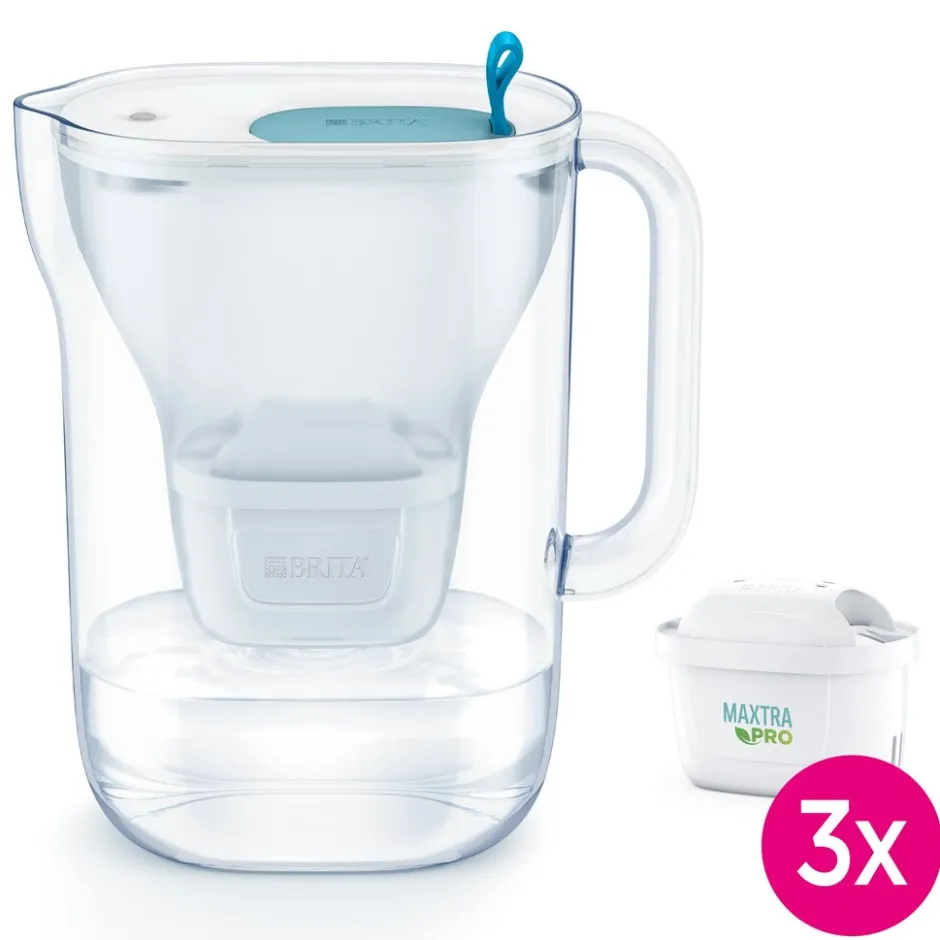 Waterfilterkan Style Cool 2.4L Blauw inclusief 3 MAXTRA PRO waterfilterpatroon|BRITA Outlet