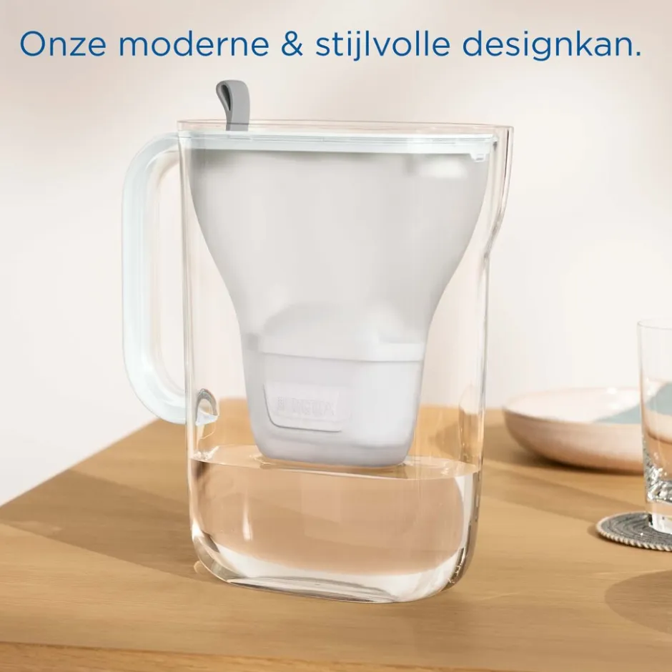 BRITA Waterfilterkan Style Cool 2.4L Grijs incl,1 MAXTRA PRO Waterfilterpatroon< Keuken