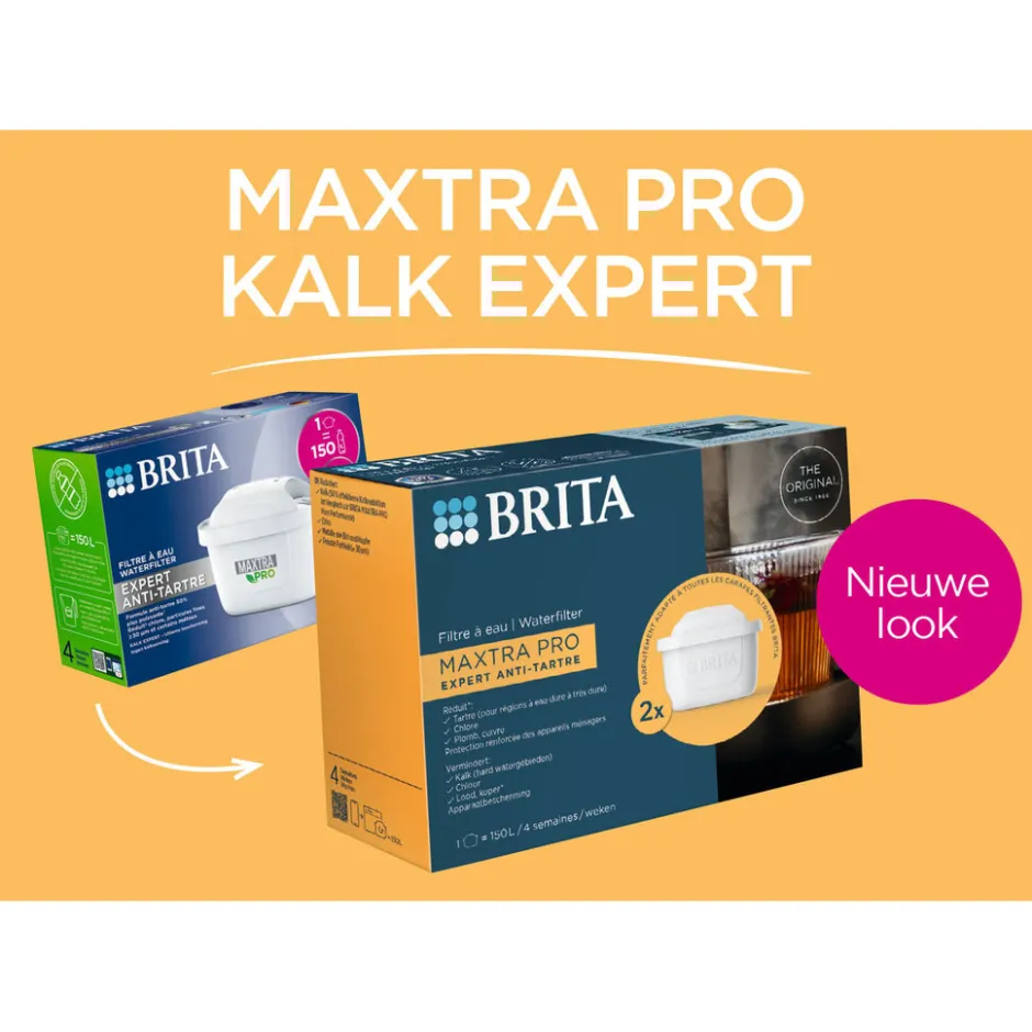BRITA Waterfilterpatroon MAXTRA PRO Kalk Expert 2 pack< Keuken