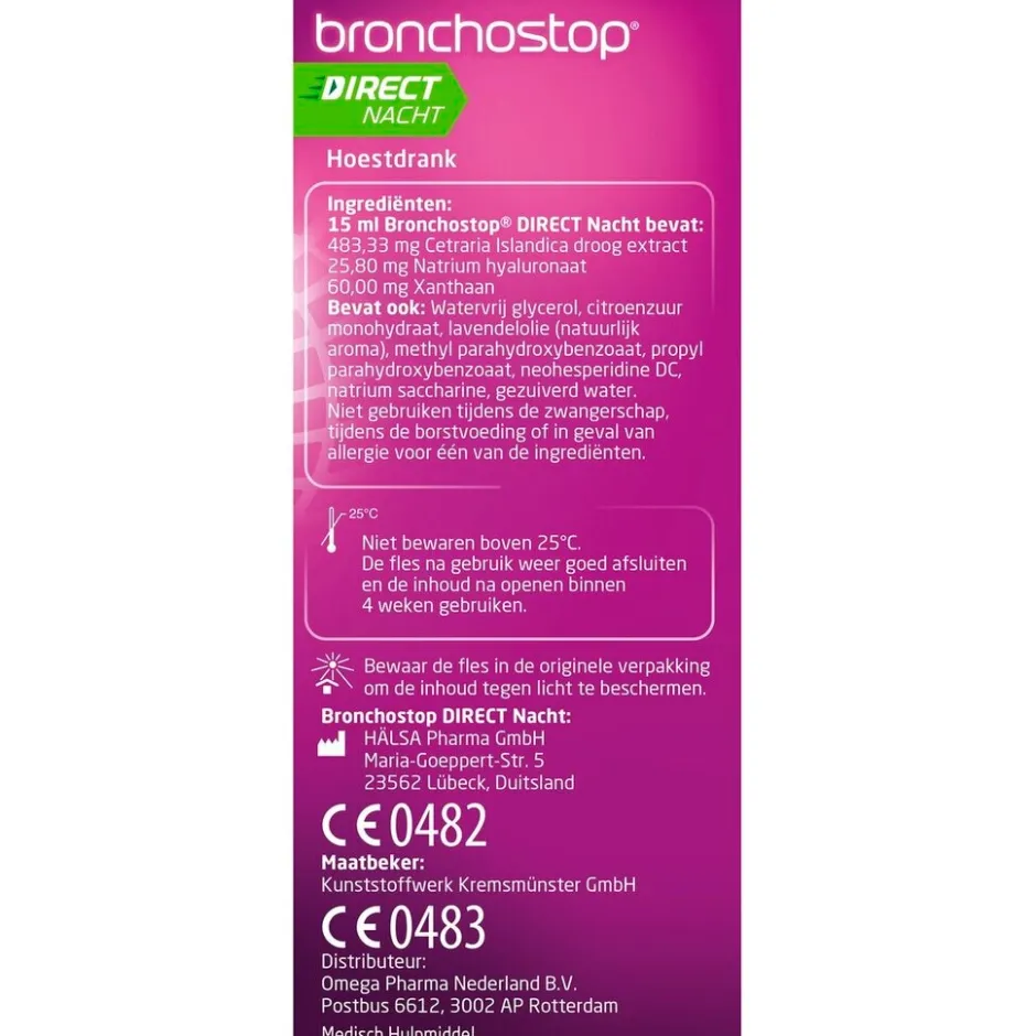 Direct Nacht 5-in-1 Hoestdrank|Bronchostop Discount