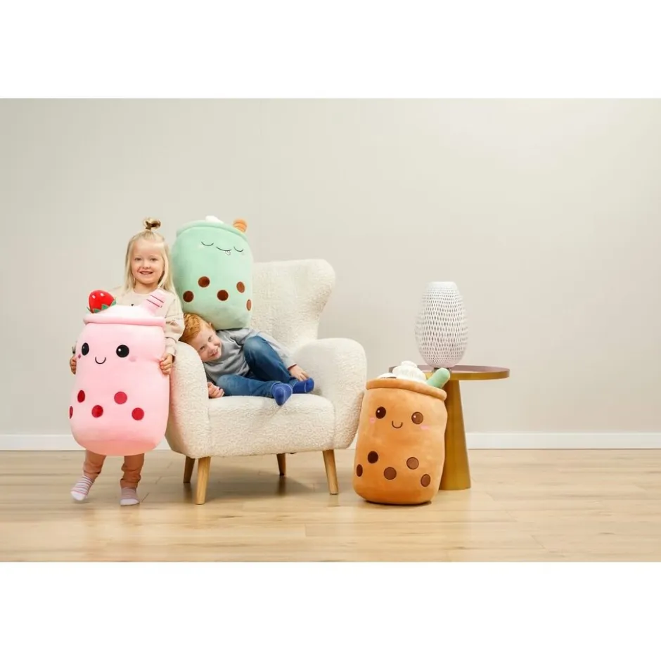 Bubble Tea Pink Snuggle Shape Knuffel|Overig Sale