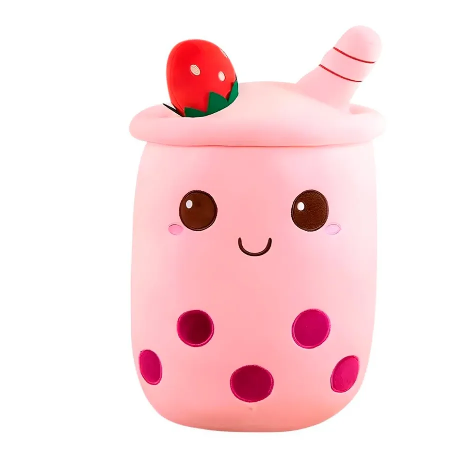 Bubble Tea Pink Snuggle Shape Knuffel|Overig Sale