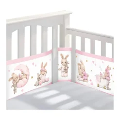 Buxibo Baby Bed Omrander Bedbumper Hoofdbeschermer Set van 2< Bedbumper
