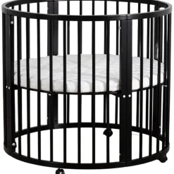Buxibo Baby Box Grondbox Speelbox Playpen Kinderbox Rond Inclusief Matras< Babyboxen