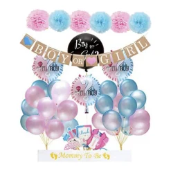 Gender Reveal Versiering Babyshower Party Set Party Decoratie|Buxibo Clearance