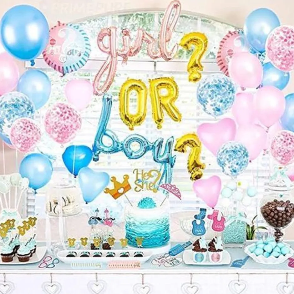 Gender Reveal Versiering Babyshower Party Set Party Decoratie|Buxibo Clearance