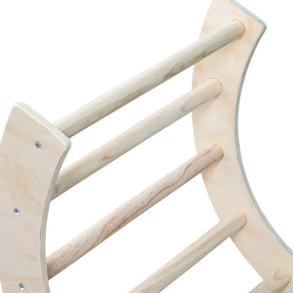 Houten Klimbrug/Klimboog XXL Montessori Klimrek Inclusief Kussen|Buxibo Hot