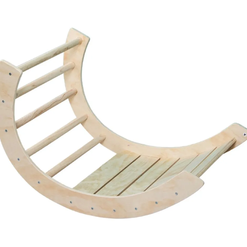 Houten Klimbrug/Klimboog XXL Montessori Klimrek Inclusief Kussen|Buxibo Hot