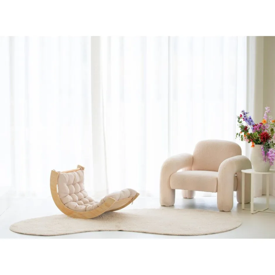 Houten Klimbrug/Klimboog XXL Montessori Klimrek Inclusief Kussen|Buxibo Hot