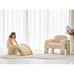 Houten Klimbrug/Klimboog XXL Montessori Klimrek Inclusief Kussen|Buxibo Hot