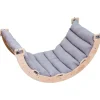 Buxibo Houten Klimbrug/Klimboog XXL Montessori Klimrek Inclusief Kussen< Houten Klimrekken