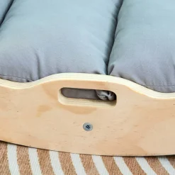 Buxibo Houten Klimbrug/Klimboog XXL Montessori Klimrek Inclusief Kussen< Houten Klimrekken