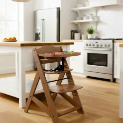 Houten Meegroeistoel Kinderstoel met Eetblad|Buxibo Online