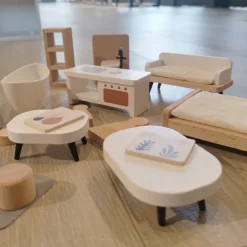 Houten Poppenhuis Kinderhuis met Meubels|Buxibo Best