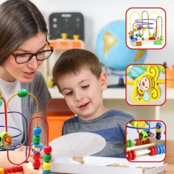 Houten Telraam Kinder Speelgoed Rekenrek Educatief Spelen|Buxibo Outlet